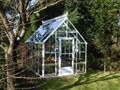 8  x 12  white Cape Cod  Glass Greenhouse Kit 