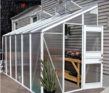 aluminum lean-to greenhouses sale greenhouse kits