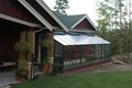 Traditional Glass Lean-to Greenhouse