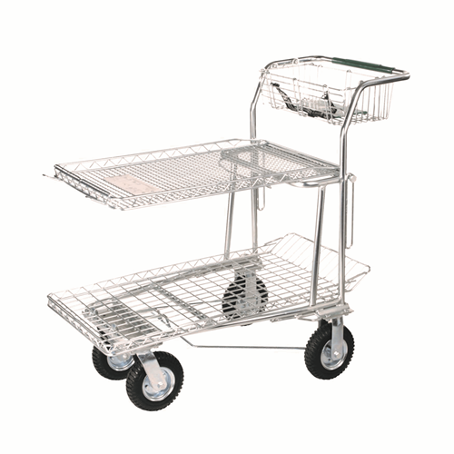 Two-Shelf Large frame Shopping Carts 