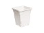 Square White Pot