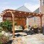 Picture of Arched Hearthside Pergola