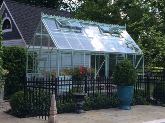 8'  W x 16'  L Custom Color  Cape Cod Glass Greenhouse  -  Don  Wenzel KY