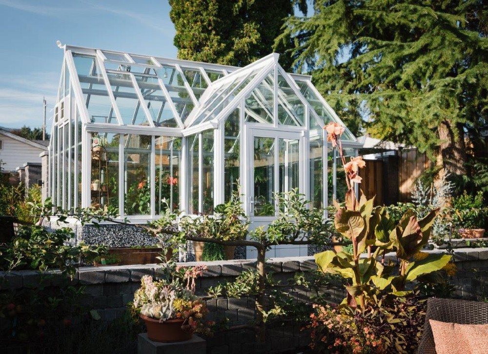 glass greenhouses